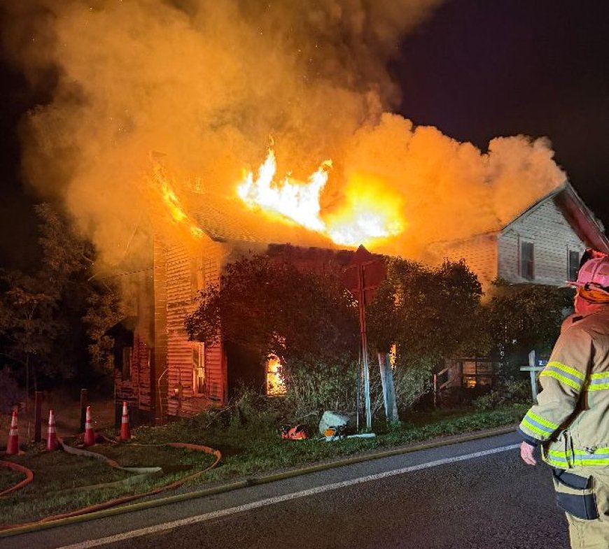 Canandaigua Home Heavily Damaged in Late-Night Fire; One Dog Killed