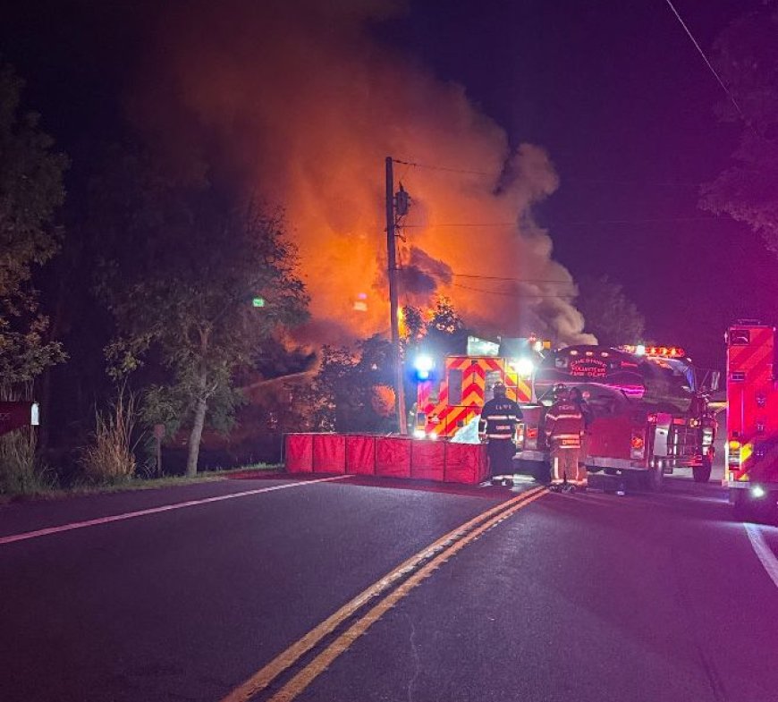 Canandaigua Home Heavily Damaged in Late-Night Fire; One Dog Killed